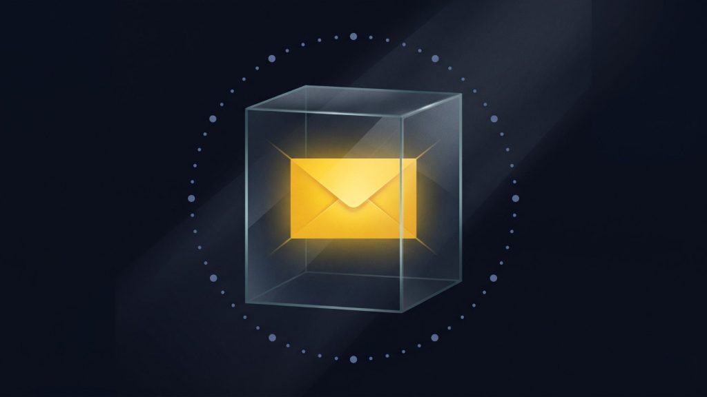 A dark navy background (#0a0e1a) with a glowing gold (#ffd700) sealed envelope or document suspended inside a translucent glass case, ringed by a faint circular timeline marked with small dots in slate blue (#7c93c9). Subtle diagonal light rays cut through dark space, evoking secrecy and official process. Mood: serious, institutional, quietly tense like the moment before an announcement.